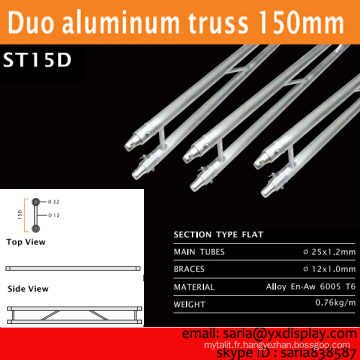 Système de botte en aluminium de Duo, botte ST150D faite d&#39;alliage d&#39;aluminium produit par l&#39;usine de botte